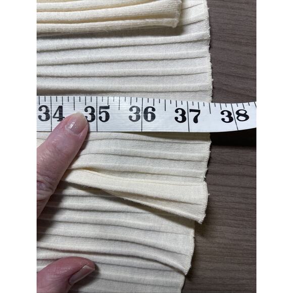 Bed Of Roses Cotton Blend Pleated Large Collar Robe Womens Size L Feminine Sexy - Picture 6 of 9